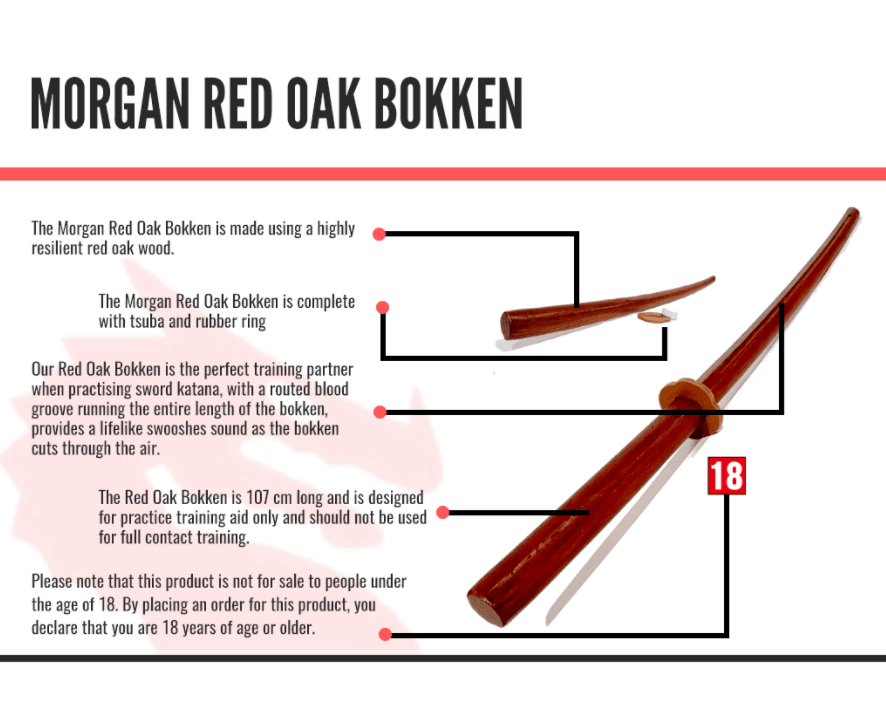 Stretch Stick (Red Oak Wood) - Morgan Sports