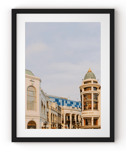 Vintage Rodeo Drive sign in Beverly Hills - License, download or print for  £12.40, Photos