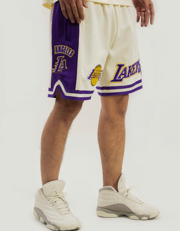 Just Don style Los Angeles Lakers retro shorts for Sale in Los