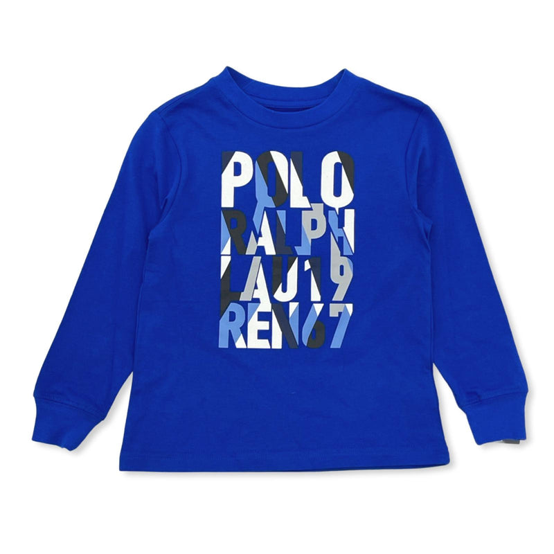 Polo Ralph Lauren(boys 2-7)Cotton Long-Sleeve Graphic Tee blue – Premium  Apparel Shops
