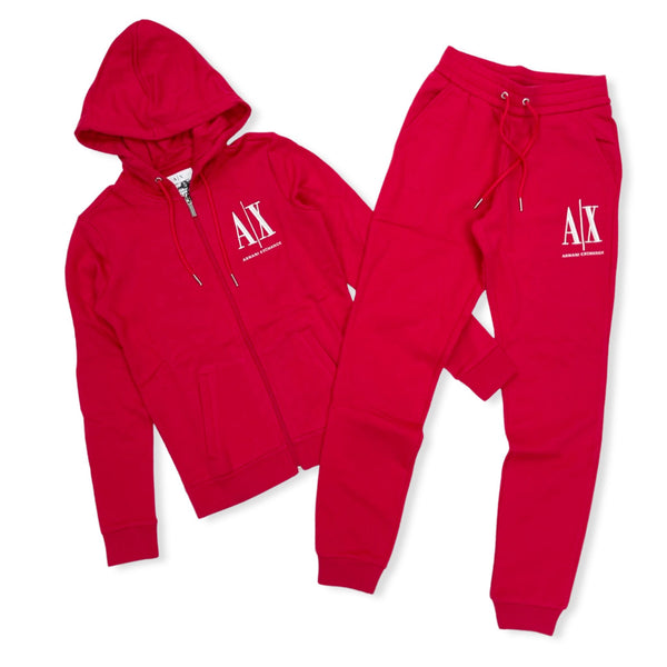 ARMANI EXCHANGE ICON LOGO WOMAN JOGGING SET (Pink – Premium Apparel Shops