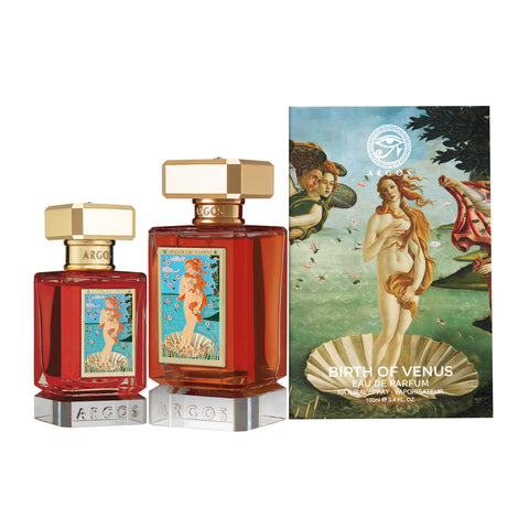 Argos Birth of Venus 100ml 30ml Bottles with Box Artwork