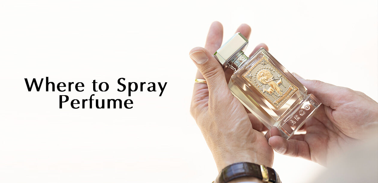 Where to spray perfume