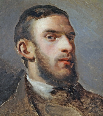 Self portrait of Pissarro (1852-1854)