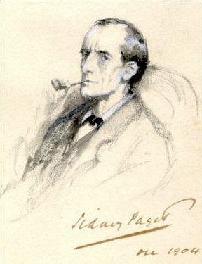 Sherlock Holmes Illustration by Sidney Page 1904