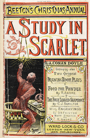 Study in Scarlet Front Cover 1887