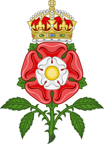 Tudor Heraldry Rose Slipped