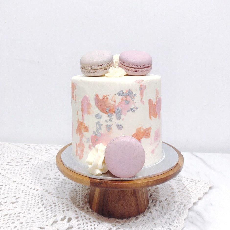 Pastel Painted Buttercream Petite Cake – Honeypeachsg Bakery