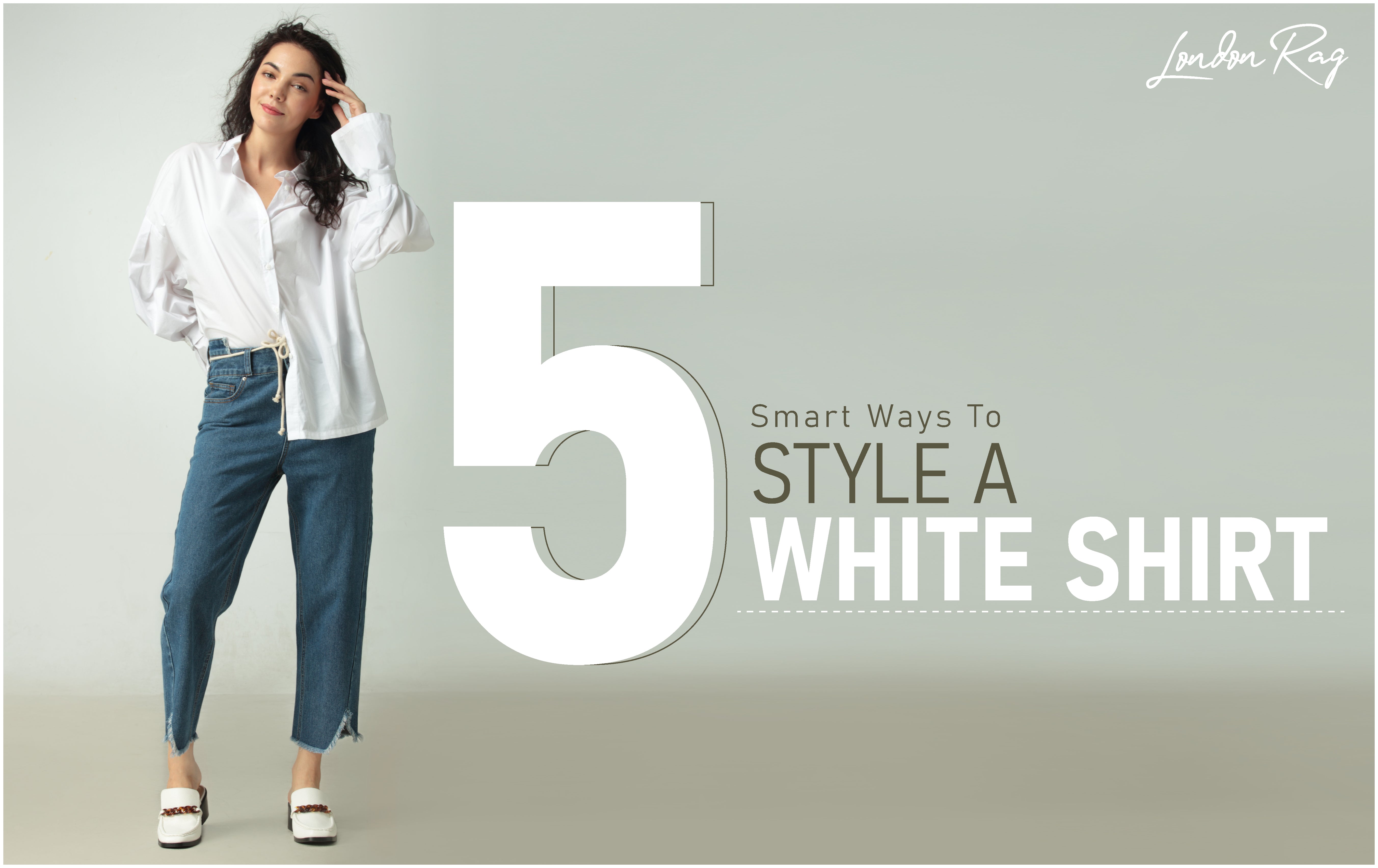5 formas inteligentes de peinar una camisa blanca