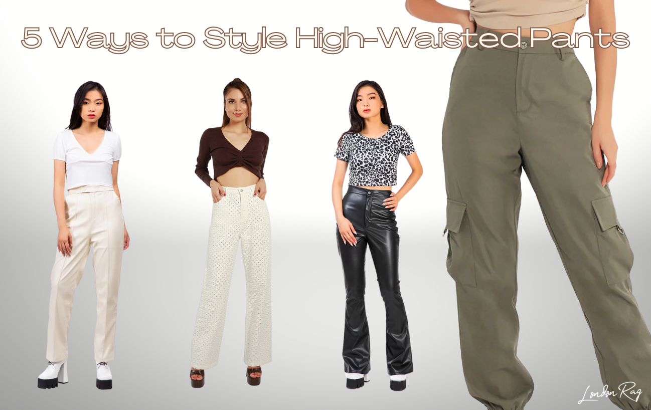 5 formas de peinar pantalones de cintura alta