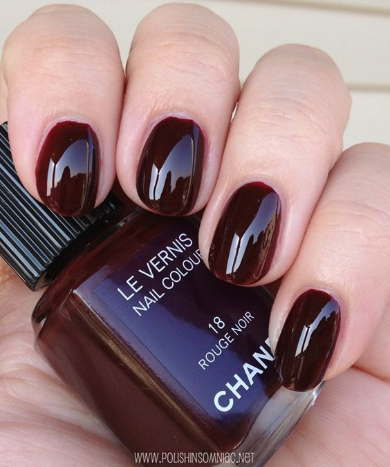 Aubergine Nails