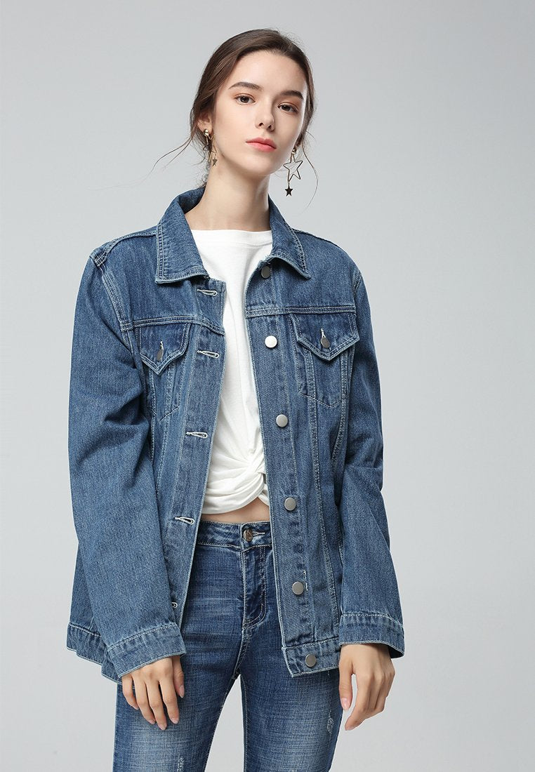 EMBROIDERED DENIM JACKET