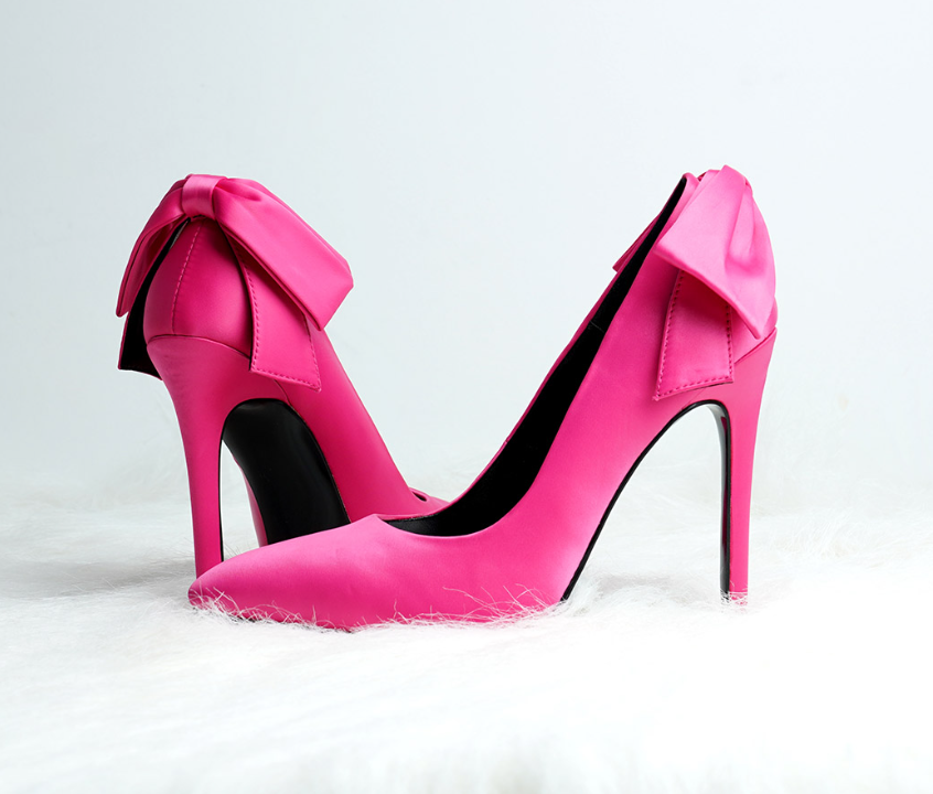 Hornet High Heeled Satin Pump Sandals