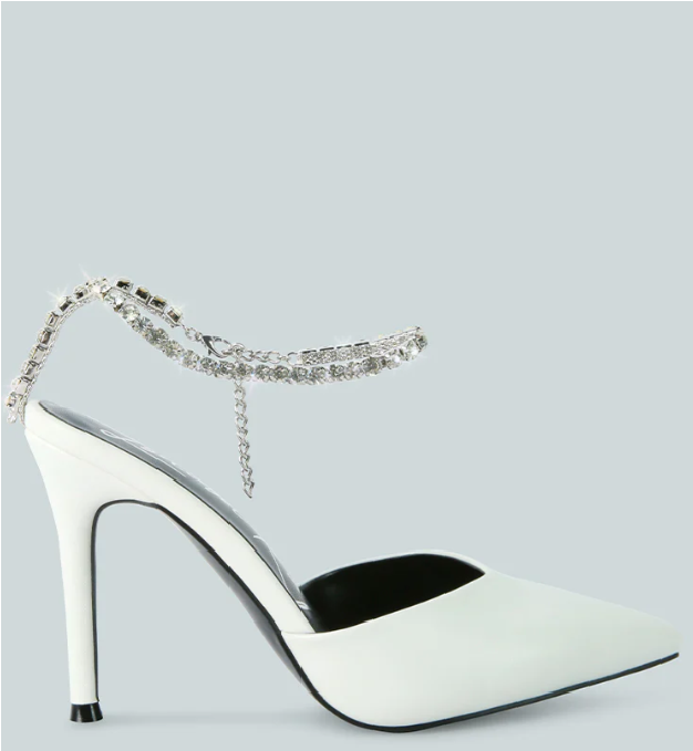 Joyce Diamante Embellished Stiletto Sandals