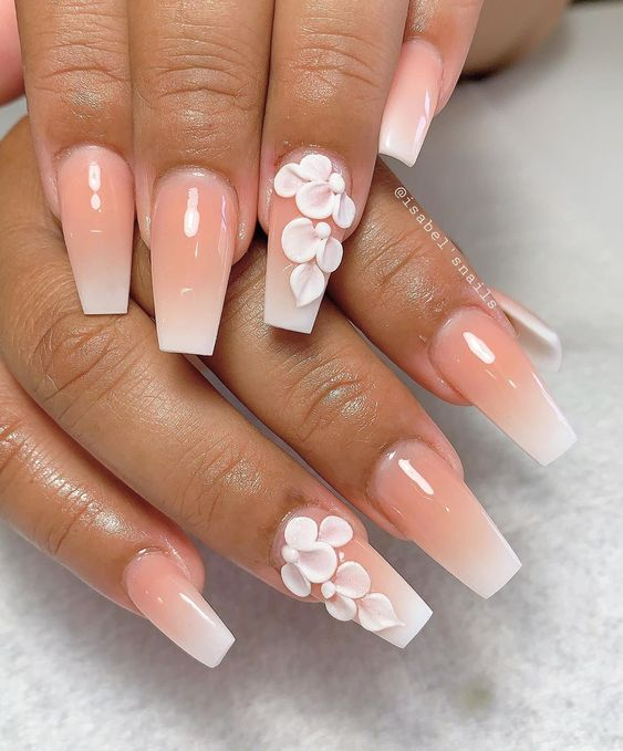 Nude Ombre Nail Designs