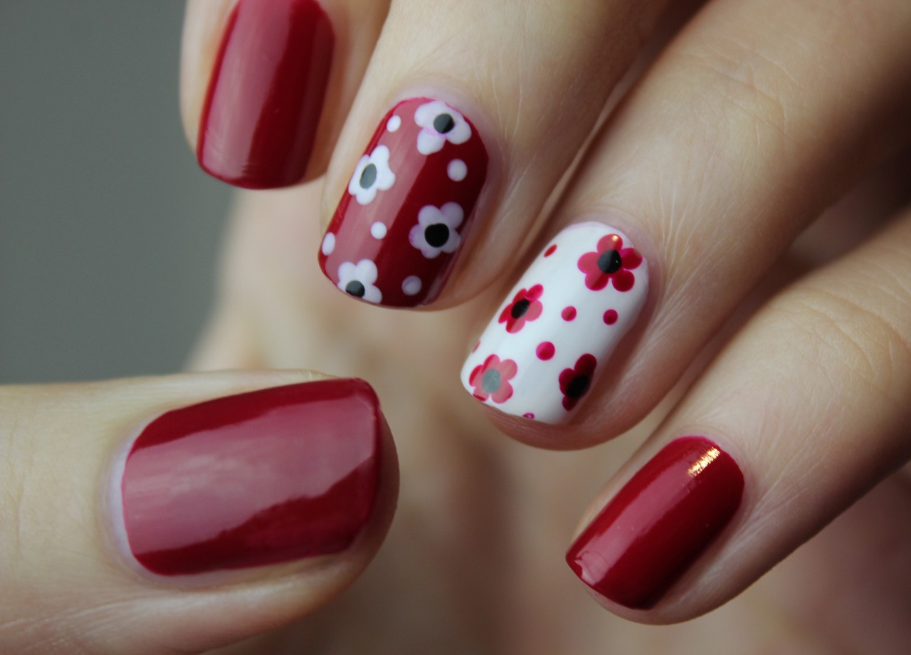 Cherry Blossom Nail Art