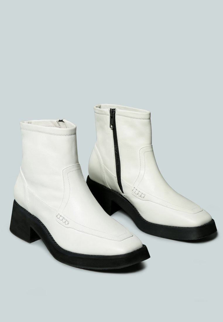 Oxman Zip-Up Ankle Boot