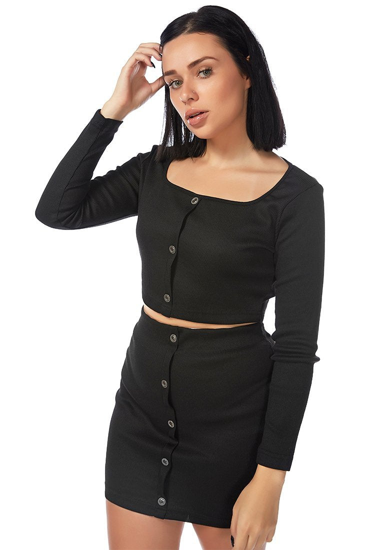 SMART PLAY CROP TOP - MINI SKIRT CO-ORD SET