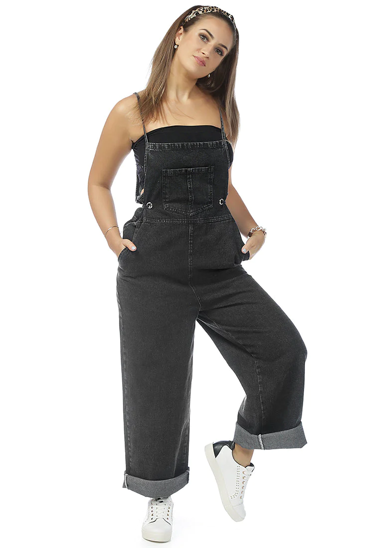 Jumpsuit Spaghetti Strap Wide-Sty