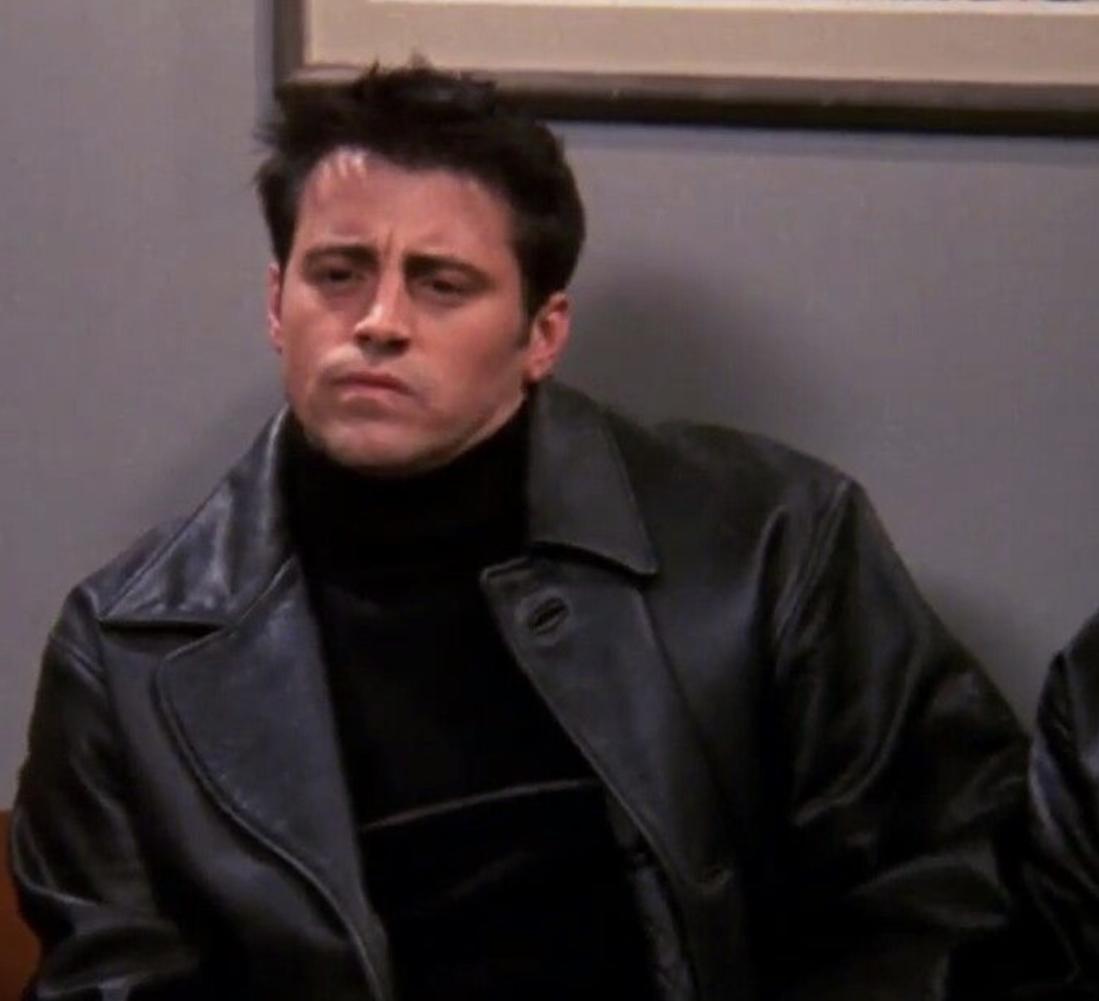 chaqueta de cuero negro Joey