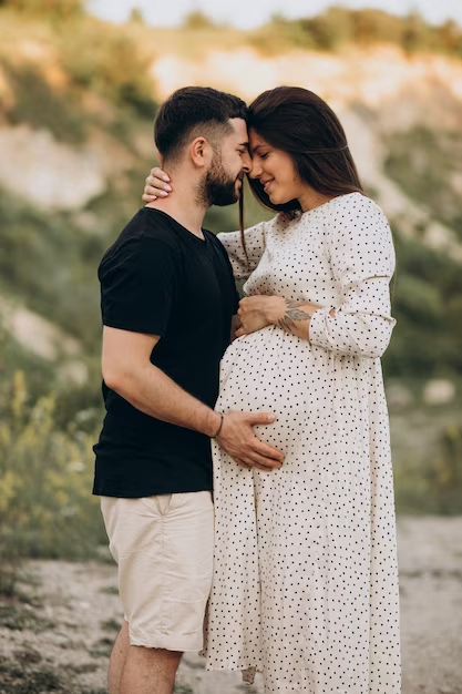 Ideas de sesión de fotos de maternidad para parejas