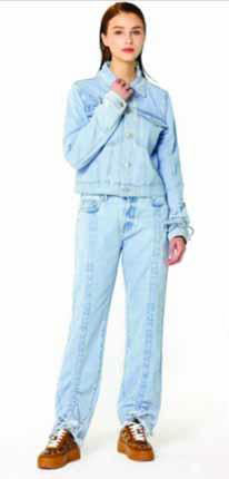 light blue denim jeans