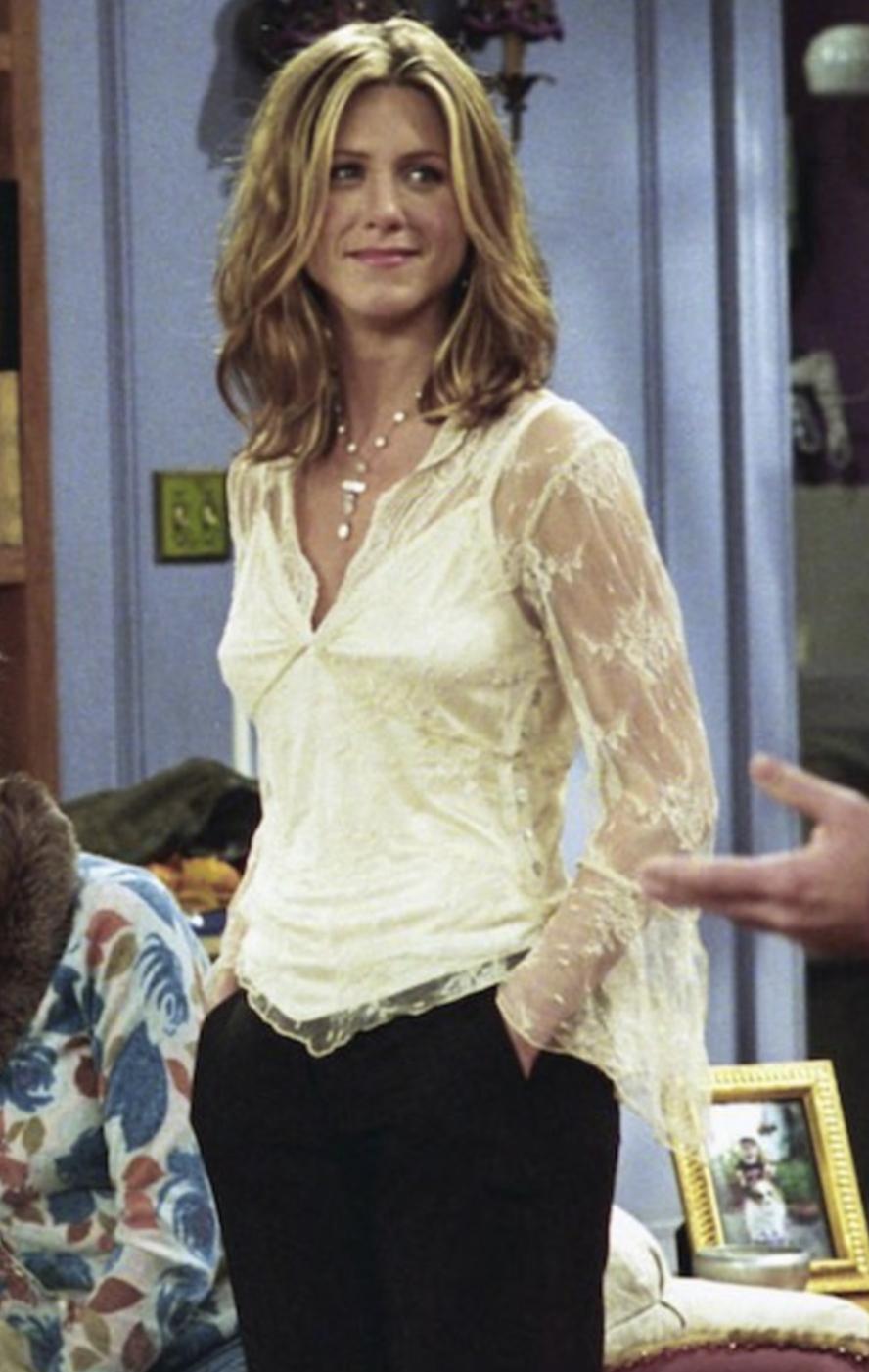 traje de moda de Rachel Green