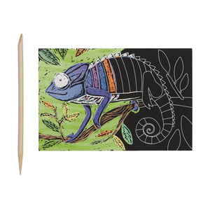 Mini Scratch & Scribble Art Kit: Jungle Fun - LuxHome Gifts LLC