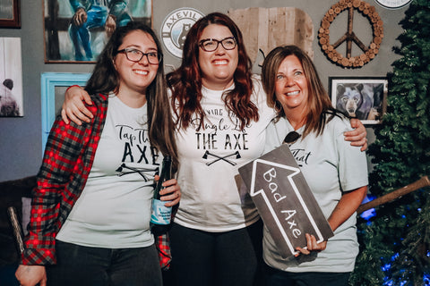 axeville axe throwing bachelorette party shirts tap that axe