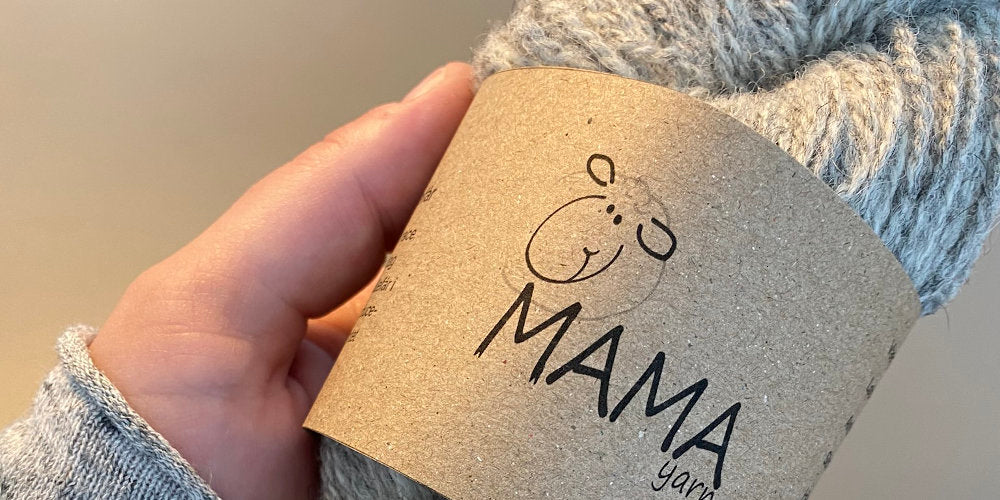 miljøvenlig emballage med logo fra mama yarn