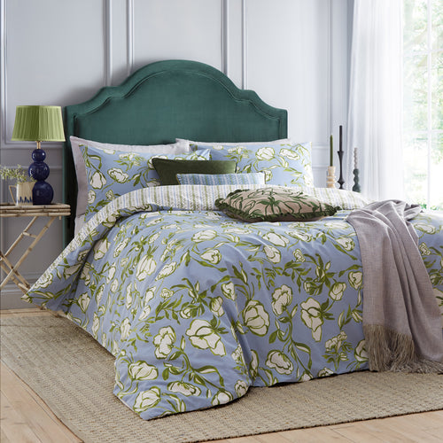 Passiflora Orange Botanical Duvet Cover Set