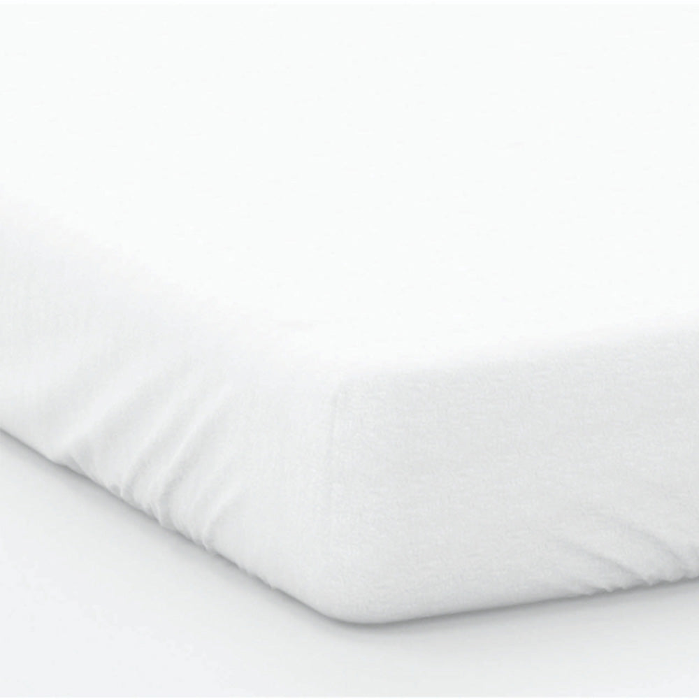 Photos - Bed Linen 200 Thread Count Cotton Percale Fitted Bed Sheet White, White / King / Dee