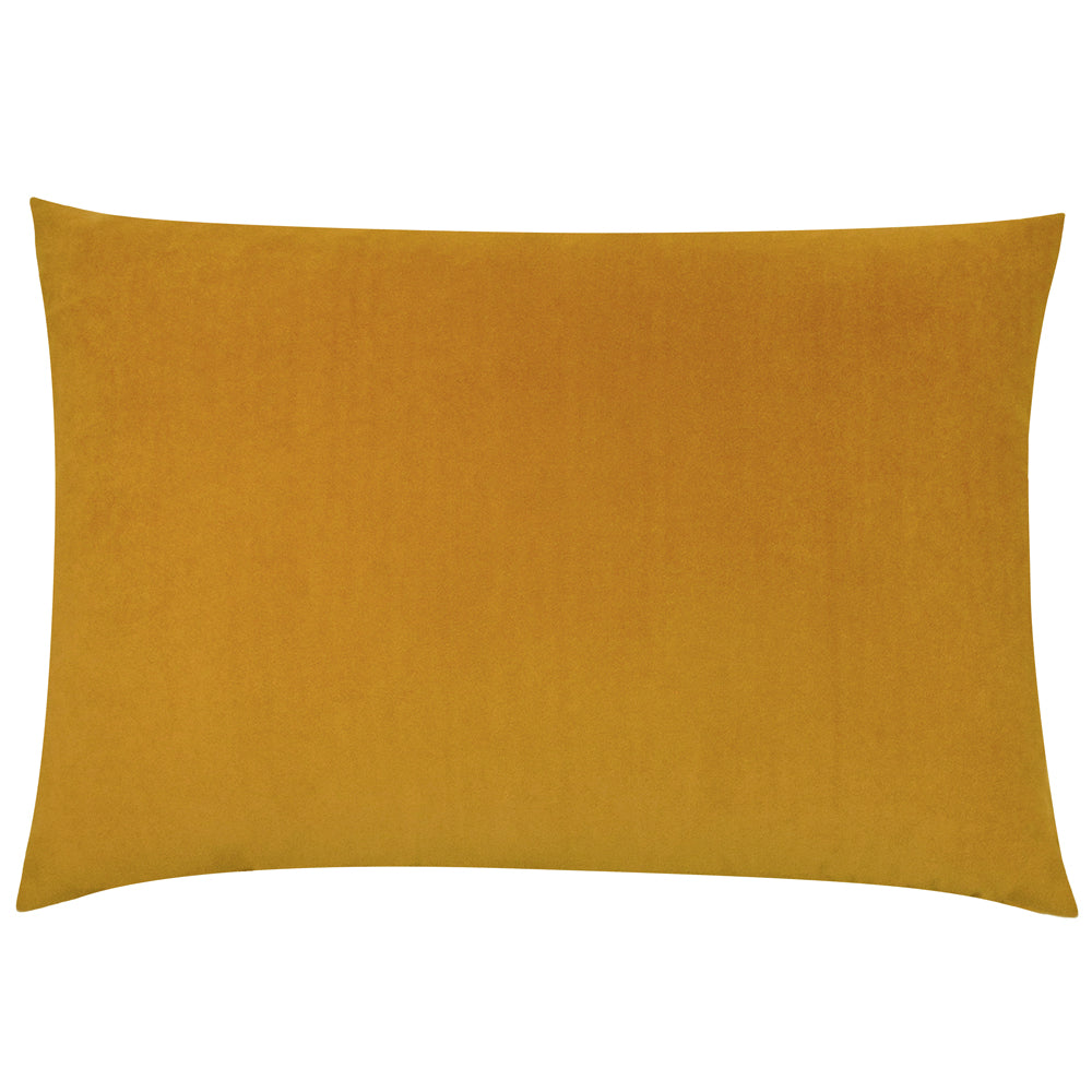 Photos - Pillow Contra Velvet Cushion Mustard, Mustard / 40 x 60cm / Polyester Filled CONT