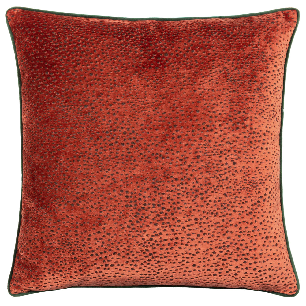 Photos - Pillow Estelle Spotted Cushion Paprika/Teal, Paprika/Teal / 45 x 45cm / Polyester