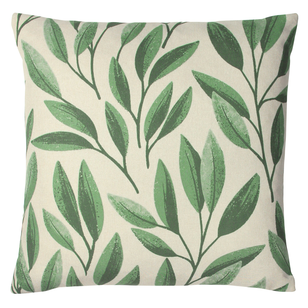 Photos - Pillow Laurel Botanical Cushion Forest Green, Forest Green / 45 x 45cm / Polyeste