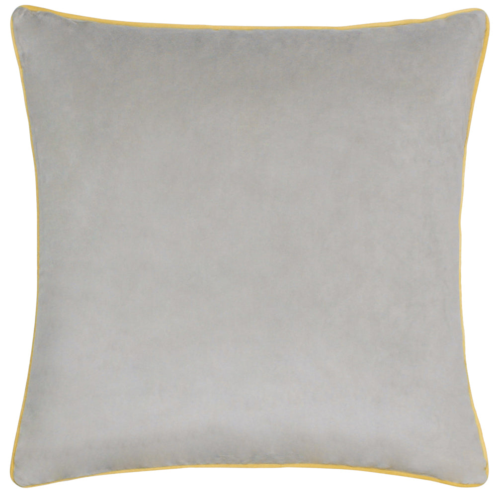 Photos - Pillow Meridian Velvet Cushion Dove/Cylon, Dove/Cylon / 55 x 55cm / Polyester Fil