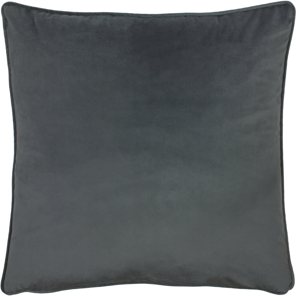 Photos - Pillow Opulence Soft Velvet Cushion Granite, Granite / 55 x 55cm / Polyester Fill