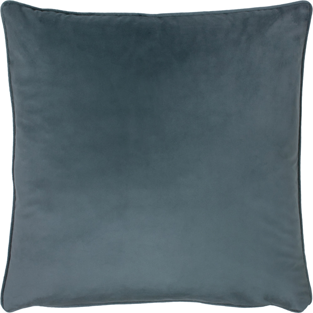Photos - Pillow Opulence Soft Velvet Cushion Petrol, Petrol / 55 x 55cm / Polyester Filled