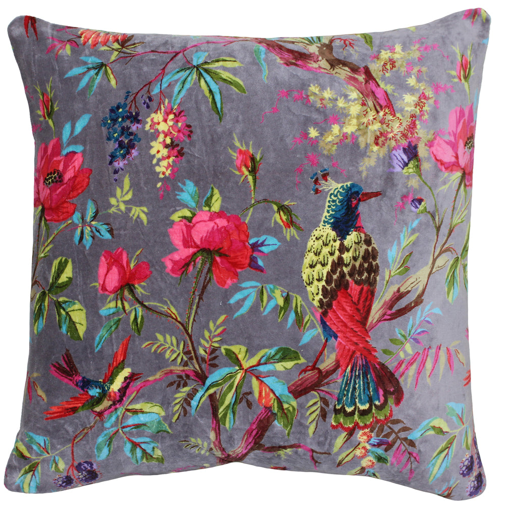 Photos - Pillow Paradise Velvet Cushion Mink, Mink / 50 x 50cm / Polyester Filled PARADIS/