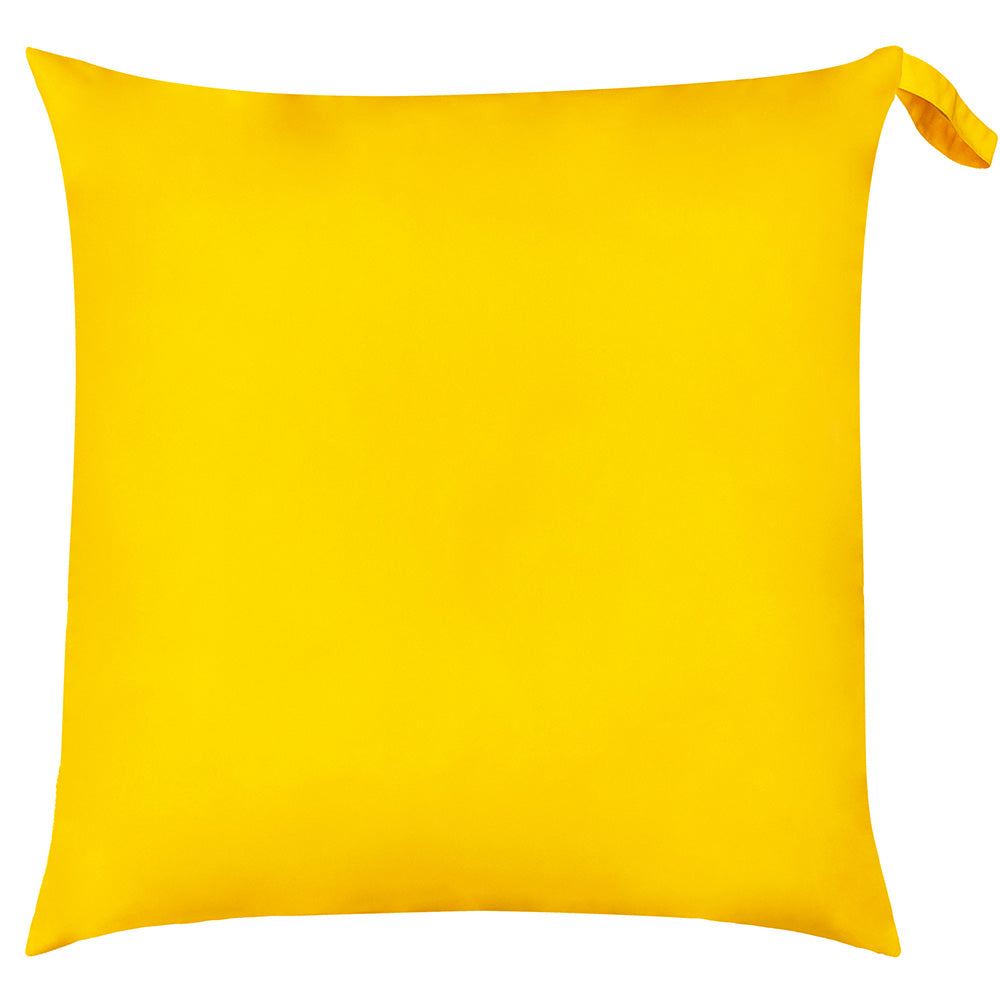 Photos - Pillow Plain Neon Large 70cm Outdoor Floor Cushion Yellow, Yellow / 70 x 70cm / C