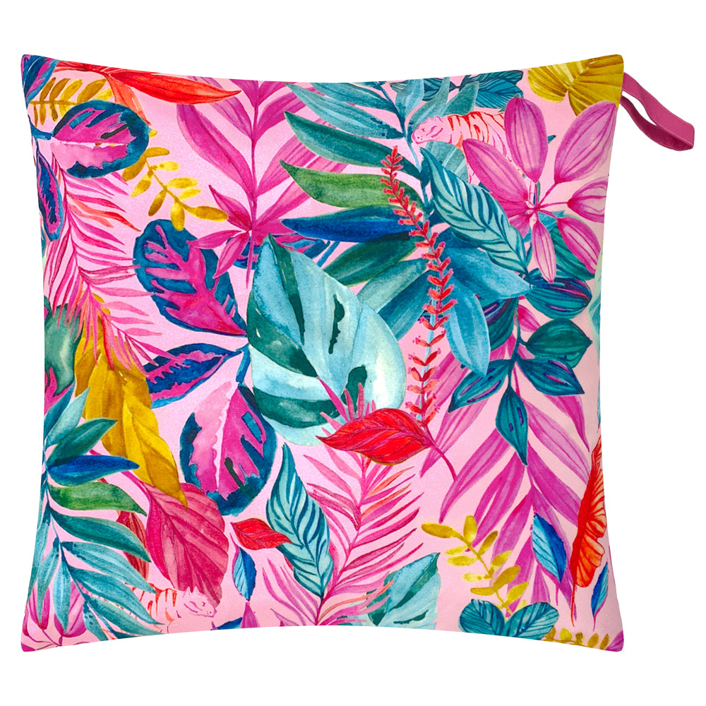 Photos - Pillow Psychedelic Jungle Large 70cm Outdoor Floor Cushion Hot Pink, Hot Pink / 7