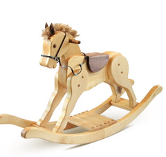 cheval en bois jouet