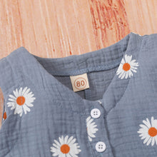Load image into Gallery viewer, Newborn Sleeveless Floral Printed Rompers
