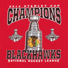 Load image into Gallery viewer, NHL Chicago Blackhawks 2013 Stanley Cup Champions T-Shirt Mens Small
