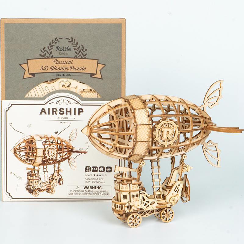 Rolife Modern 3D Wooden Puzzle - Airship TG407 - Rolife