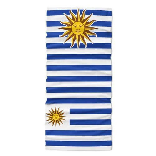 Uruguay Flag Face Bandana