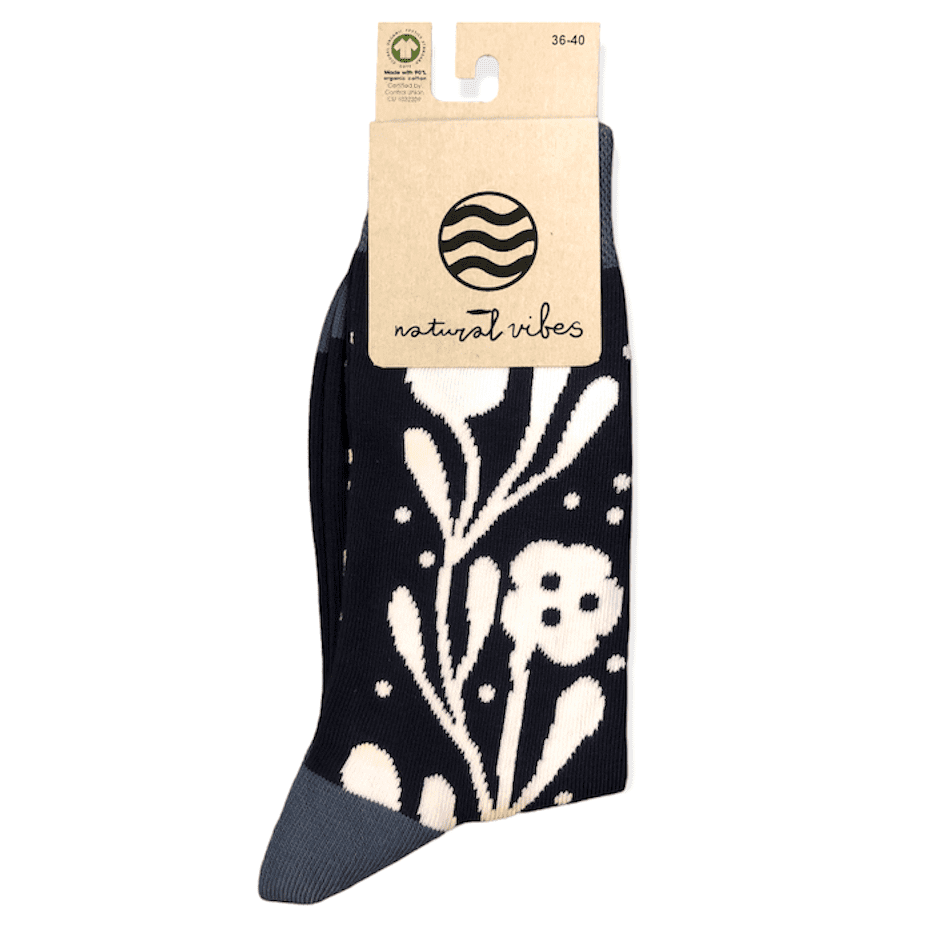 Blümchen-Socken natural vibes