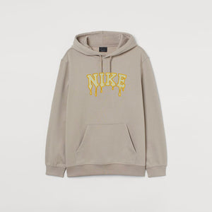 nike hoodie with gold writing