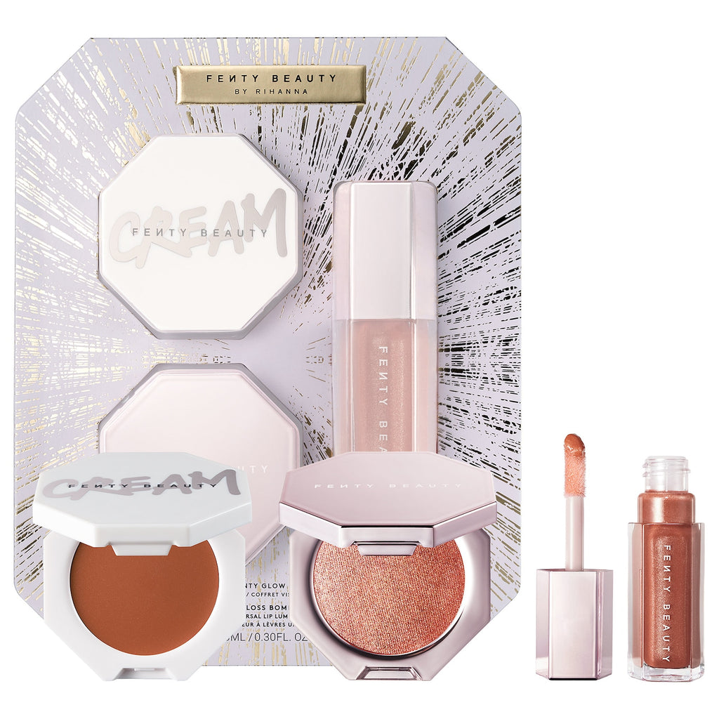 Fenty Glow Trio Face Lip Body Set Klik Beauty Shop