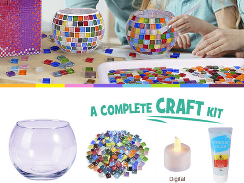 JumpingJumbo Glass painting, Candle Making, DIY Candle Making Kit for Kids  , Art and Craft Activity Kit, Complete Candle Making kit, Glass Painting  Kit, Paint the Glass Tumblers and Make Candles 